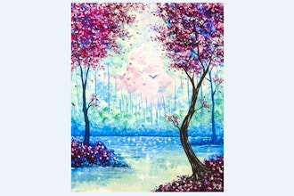 Paint Nite: Sparkling Forest Lake
